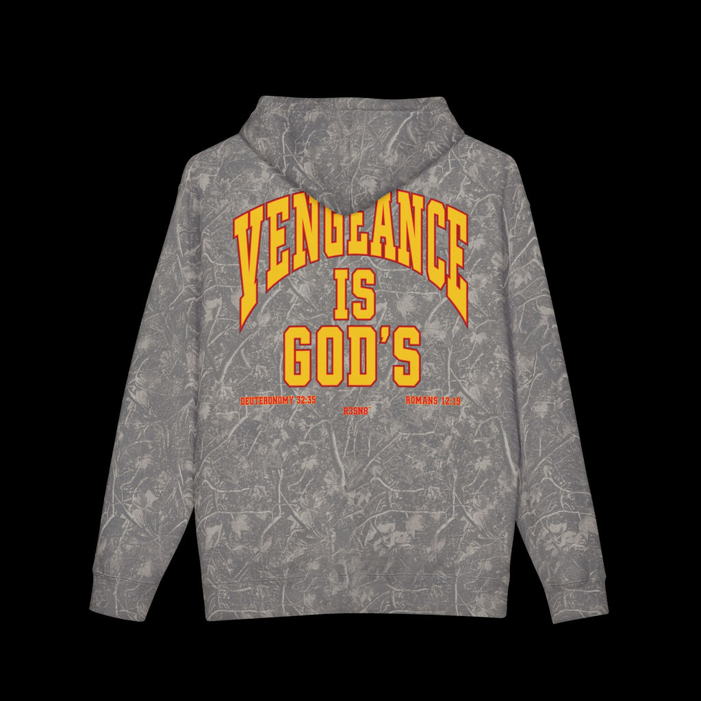 Vengeance Is God's - Camo Hoodie