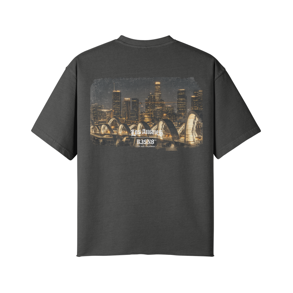 Downtown Los Angeles Skyline Oversize T-Shirt